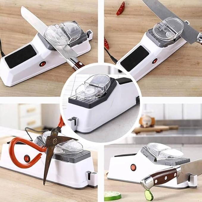 Електроточилка для ножів Electric Knife Sharpener USB / Точилка для ножів та ножиць 3 Електроточилка для ножів Electric Knife Sharpener USB / Точилка для ножів та ножиць - Зображення 3