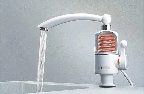 Проточний водонагрівач Water Heater миттєвий нагрівач води,міні бойлер - Зображення 4