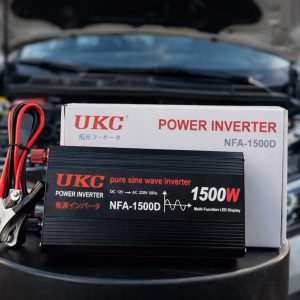 Автомобильный инвертор 1500 Вт, 12–220 В, 2×USB, чистый синус / Инвертор для котла и техники