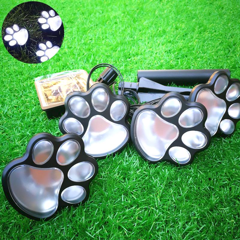 Світильник Solar Paw Print Lights на сонячній батареї 4 шт 7 Світильник Solar Paw Print Lights на сонячній батареї 4 шт - Зображення 7