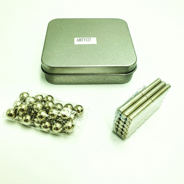 Магнітний конструктор Buckyballs n Buckybars, 64 деталі, магнітна іграшка неокуб, магнітний конструктор - Зображення 5
