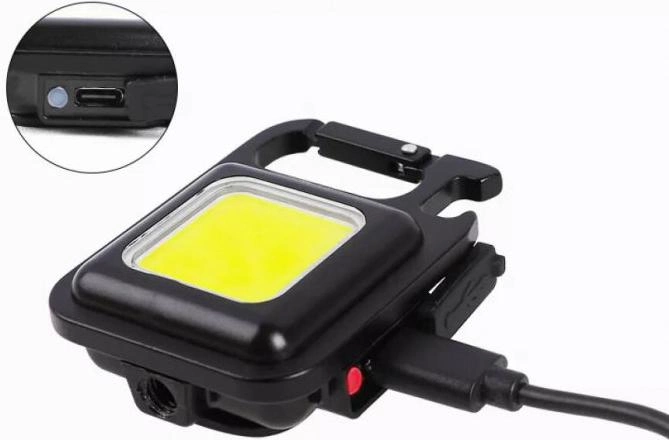 Багатофункціональний акумуляторний LED ліхтарик-брелок - Зображення 5