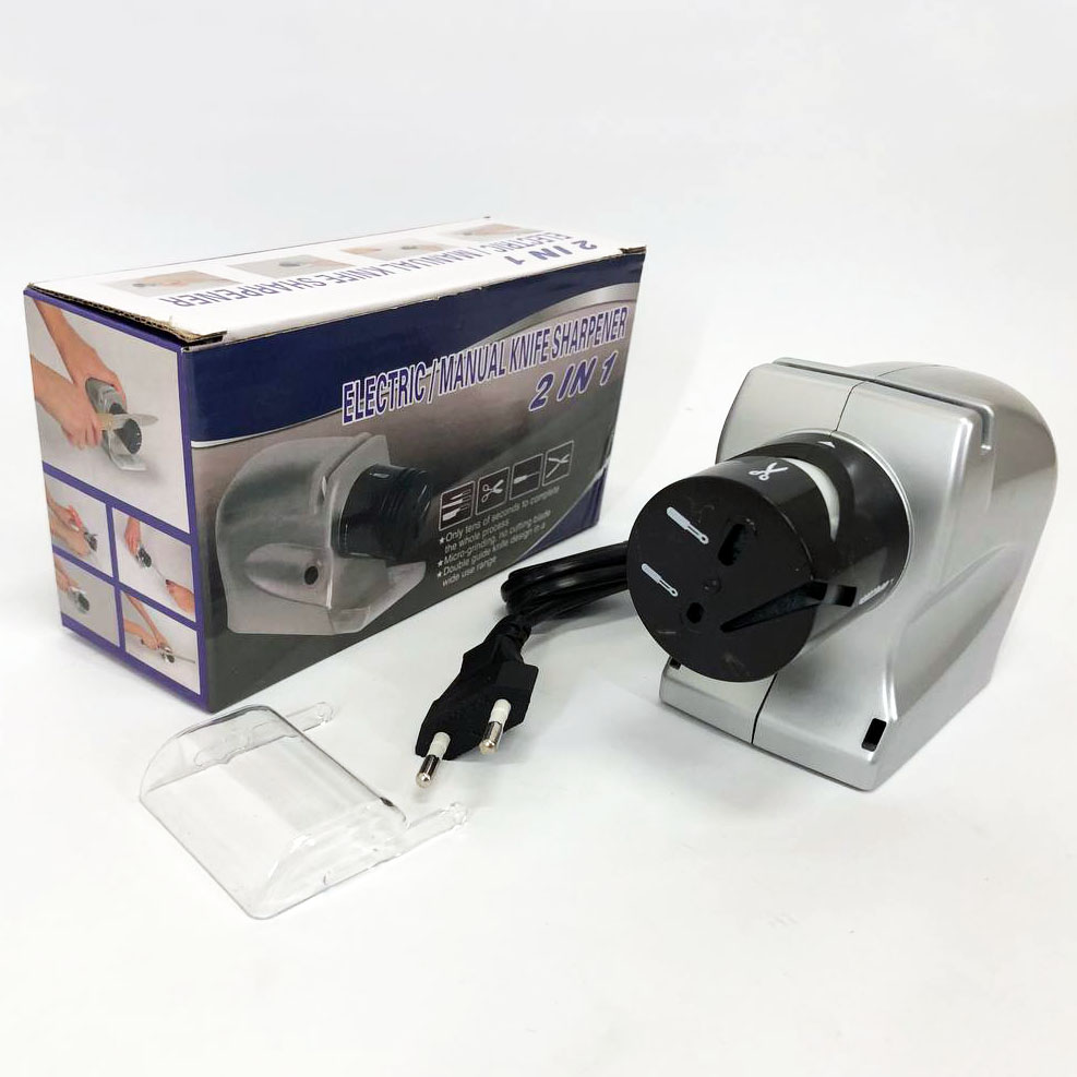 Електрична точила для ножів та ножиць ELECTRIC SHARPENER 220В, Електронна точила для заточування ножів - Зображення 8