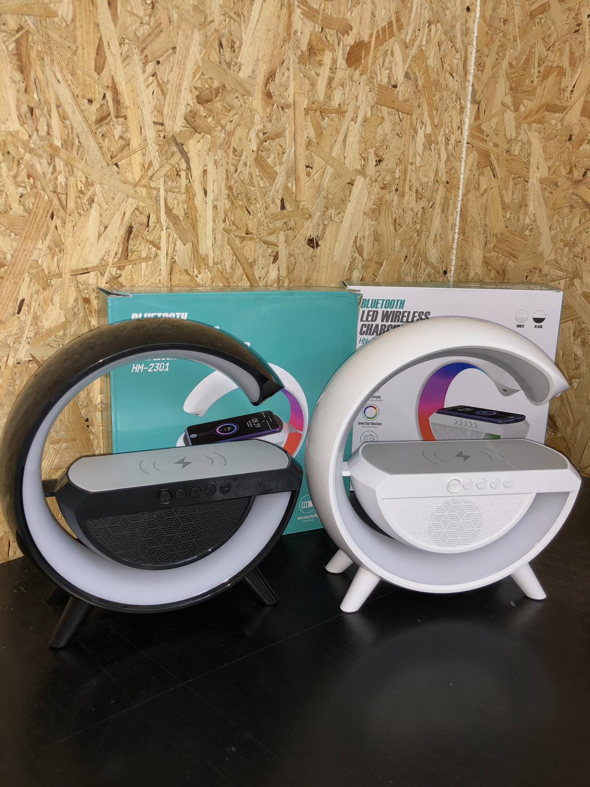 Розумний світильник/Нічник з бездротовою зарядкою для телефону/Bluetooth-колонка - Зображення 3