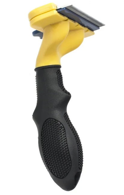 Фурмінатор для довгошерстих собак та кішок з кнопкою Furminator Short Hair Large 10 см - Зображення 3
