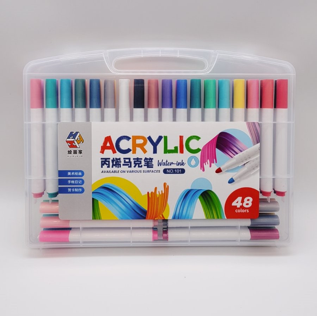 Акварельні маркери 60 кольорів Water Brush - Зображення 8