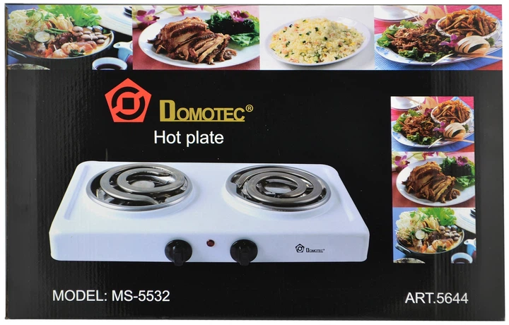 Настільна плита електрична на 2 конфорки Domotec MS-5532 - Зображення 4