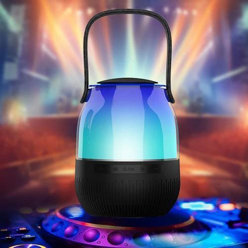 Портативна колонка XM-A68 з RGB підсвічуванням та мікрофоном, Bluetooth мікрофон для караоке - Зображення 3