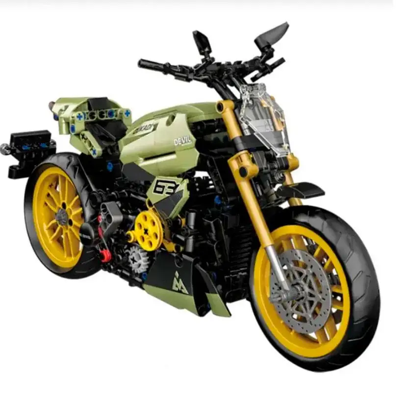 Конструктор-мотоцикл Лего "DUCATI GRAND DEVIL" 756 деталей QJ 5184 - Зображення 7
