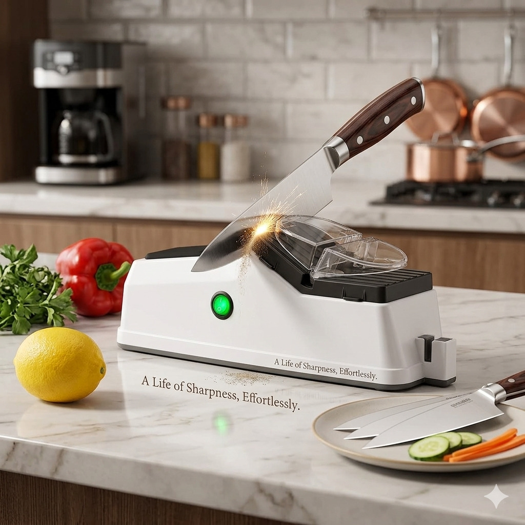 Електроточилка для ножів Electric Knife Sharpener USB / Точилка для ножів та ножиць 1 Електроточилка для ножів Electric Knife Sharpener USB / Точилка для ножів та ножиць