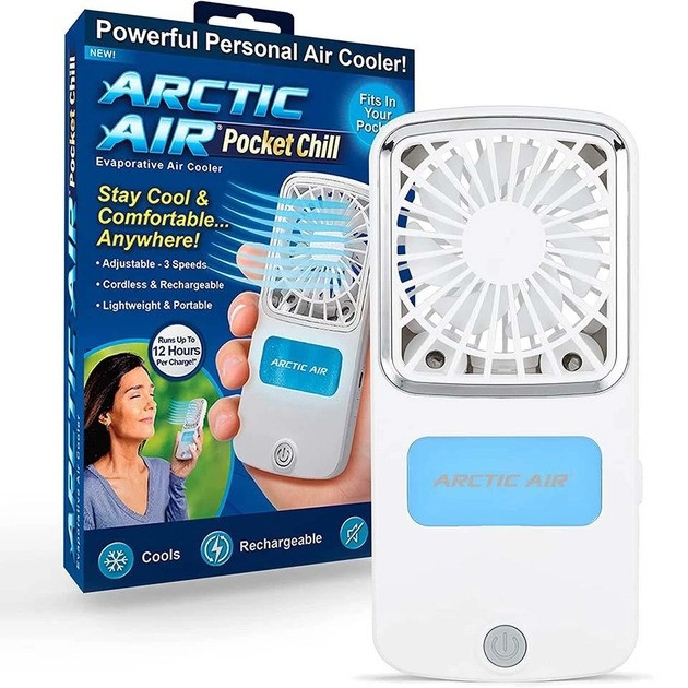 Портативний ручний мінівентилятор Arctic Air Pocket Chill 2 Портативний ручний мінівентилятор Arctic Air Pocket Chill - Зображення 2