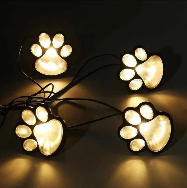 Світильник Solar Paw Print Lights на сонячній батареї 4 шт 5 Світильник Solar Paw Print Lights на сонячній батареї 4 шт - Зображення 5