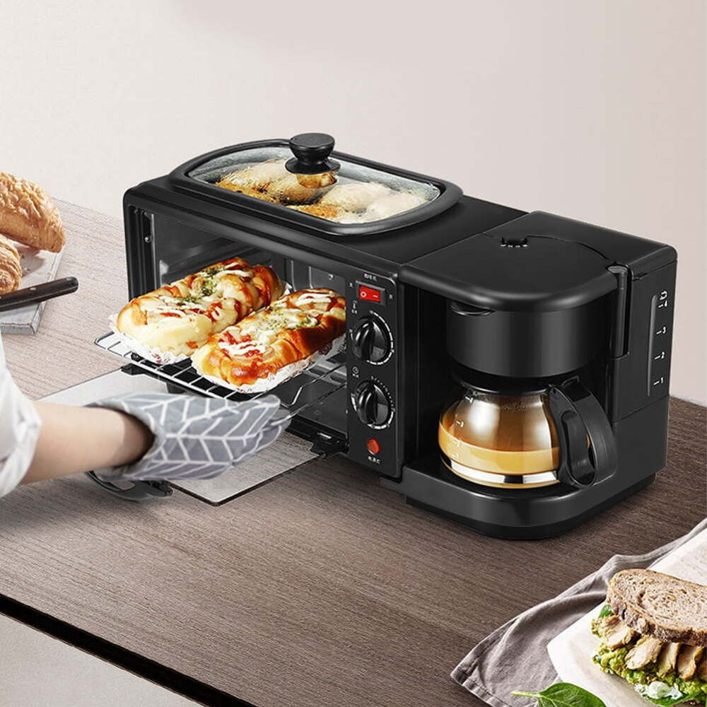 Електрична духовка 3в1 Domotec MS-5308В Кофеварка Сковорода 9 л 4500w 6 Електрична духовка 3в1 Domotec MS-5308В Кофеварка Сковорода 9 л 4500w - Зображення 6