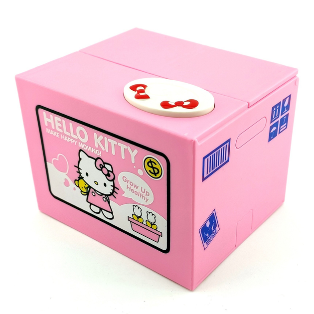 Інтерактивна скарбничка Hello Kitty Piggy Banк рожевий - Зображення 4