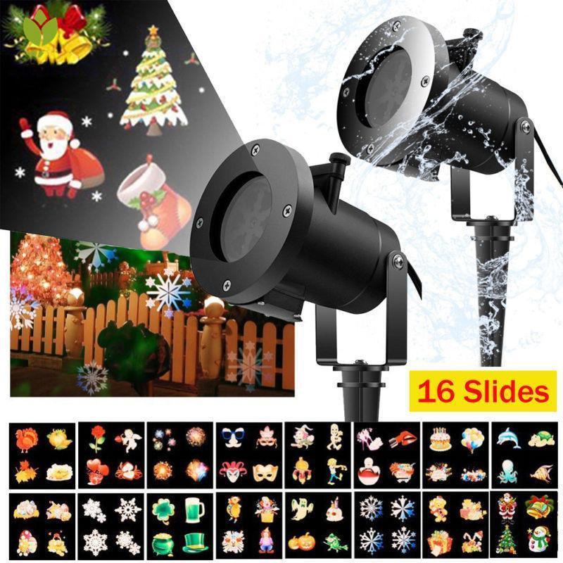 Лазерний проектор Christmas Laser Projector 16 картриджів - Зображення 3