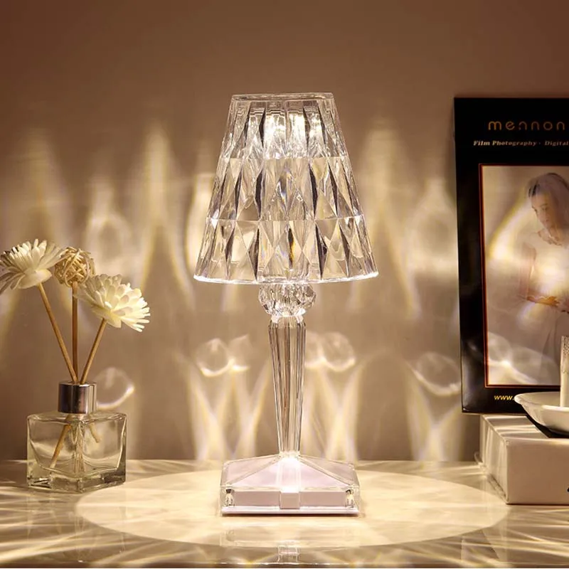Настільна лампа Diamond Design Сучасний світлодіодний LED Light Touch USB - Зображення 4