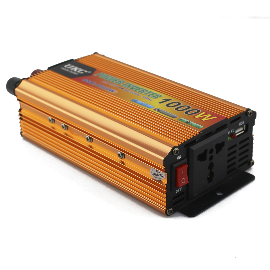 Перетворювач 12V на 220В, автомобільний інвертор 1000W UKC AC/DC SSK - Зображення 3
