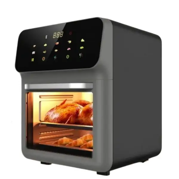 Аерогриль SilverCrest електричний, чорний 3000W 15L - Зображення 3