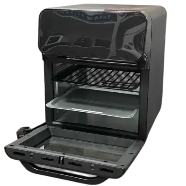 Аерогриль SilverCrest електричний, чорний 3000W 15L - Зображення 5