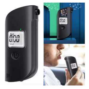 Алкотестер з LCD дисплеєм від батарейок / Тестер на алкоголь / Алкометр / Алкотестер портативний