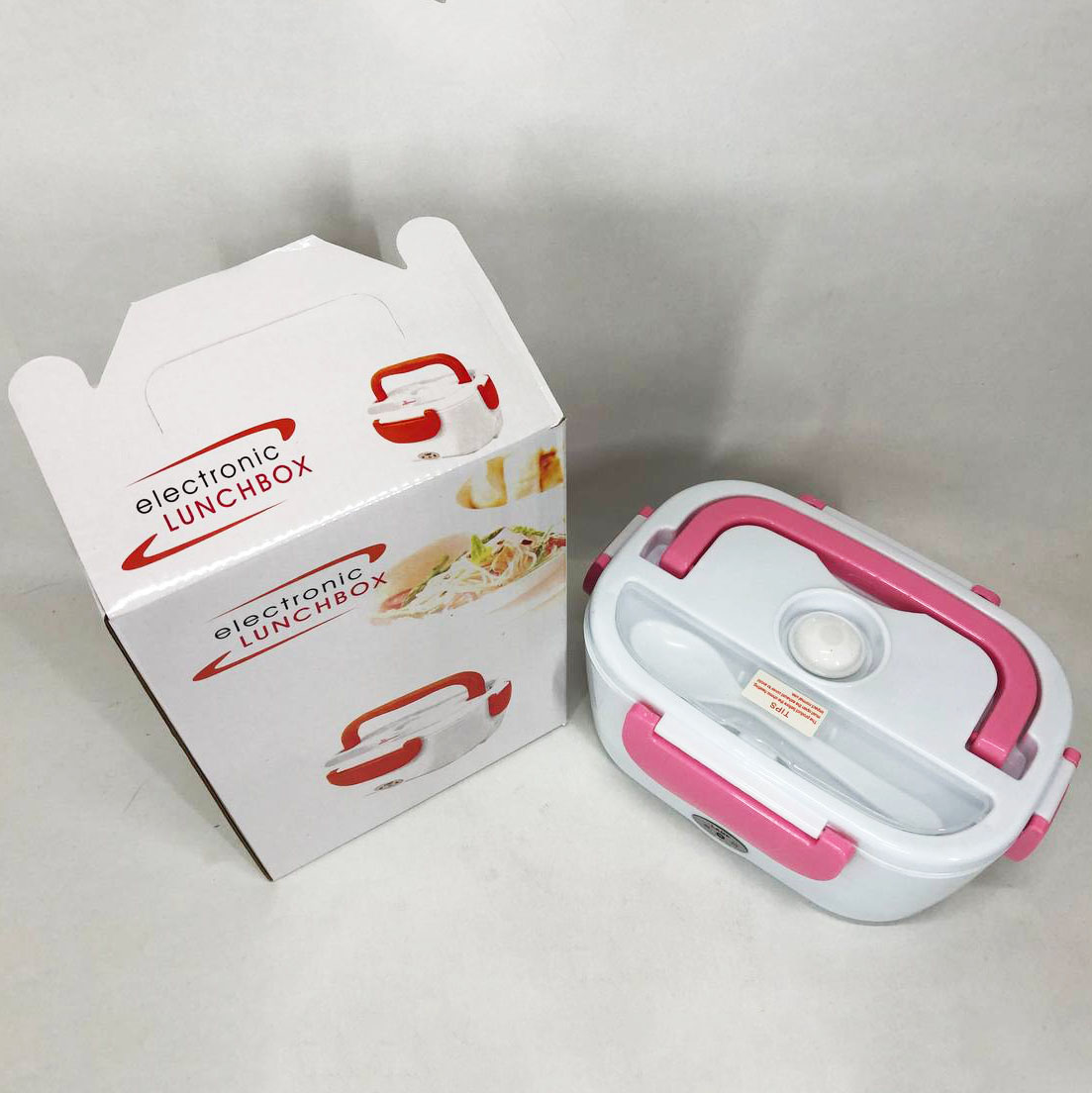 Ланч бокс електричний із підігрівом Lunch Heater 220 V Pro, ланч бокс від мережі Pink 5 Ланч бокс електричний із підігрівом Lunch Heater 220 V Pro, ланч бокс від мережі Pink - Зображення 5