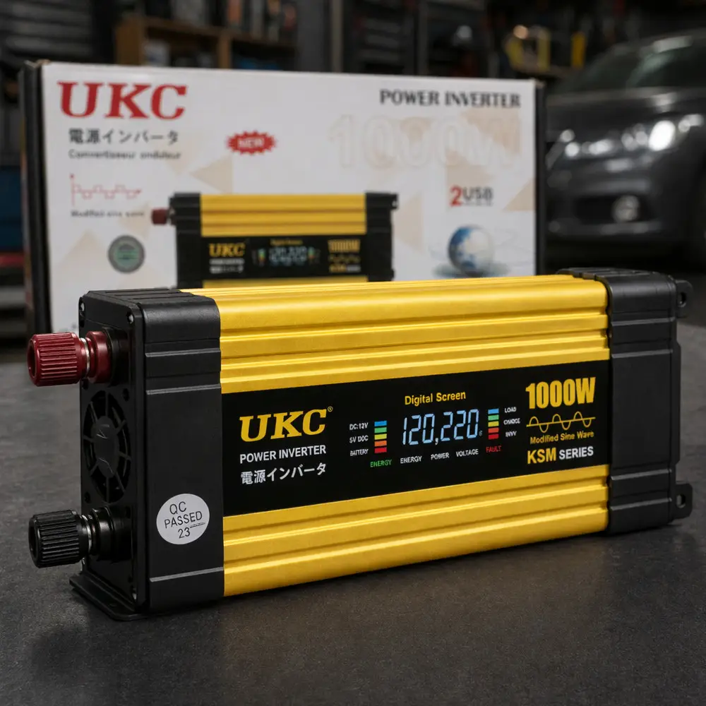 Перетворювач автомобільний інвертор UKC AC/DC UPS 1300 Вт - Зображення 4