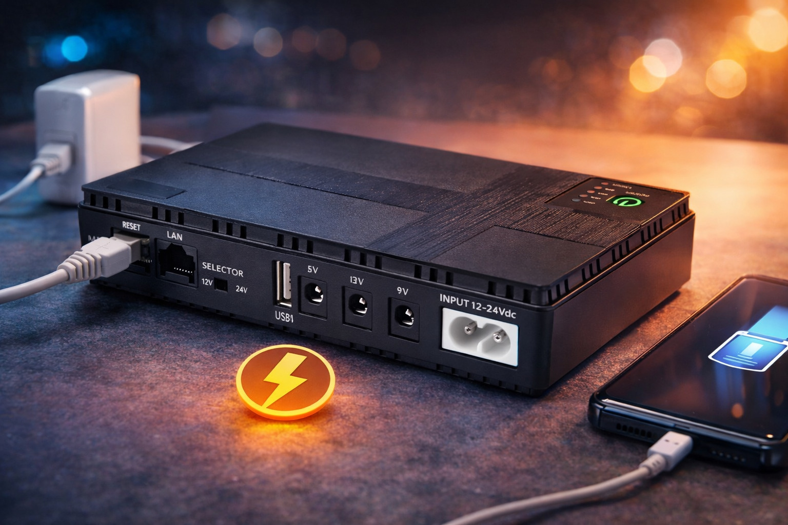 Джерело безперебійного живлення для роутера 10400mAh / Безперебійник для роутера / Повербанк для роутера 1 Джерело безперебійного живлення для роутера 10400mAh / Безперебійник для роутера / Повербанк для роутера