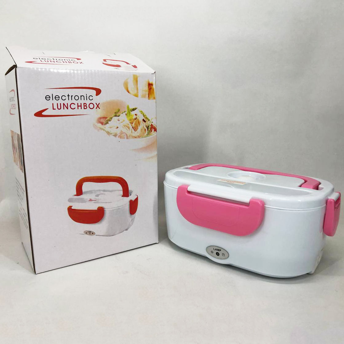 Ланч бокс електричний із підігрівом Lunch Heater 220 V Pro, ланч бокс від мережі Pink 6 Ланч бокс електричний із підігрівом Lunch Heater 220 V Pro, ланч бокс від мережі Pink - Зображення 6