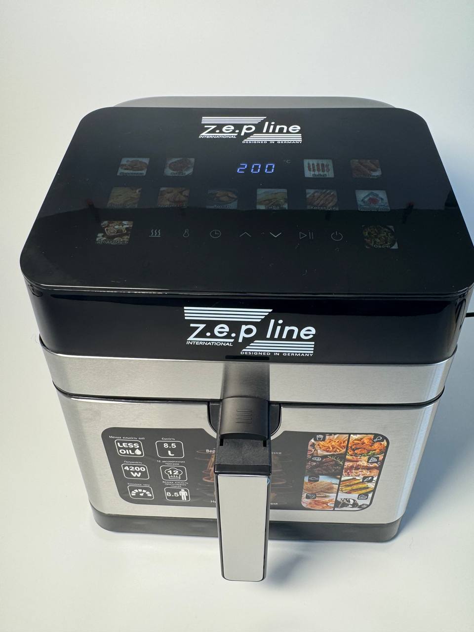 Мультифункціональна аерофритюрниця Zepline ZP-00344 на 13 л 4200Вт - Зображення 5
