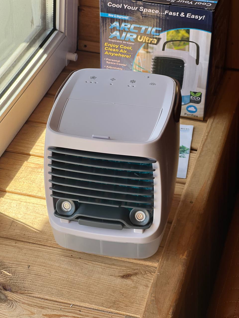Портативний вентилятор USB з водяним охолодженням, розпилювач, Arctic air cooler AND XL-1375, зволожувач 5 Портативний вентилятор USB з водяним охолодженням, розпилювач, Arctic air cooler AND XL-1375, зволожувач - Зображення 5