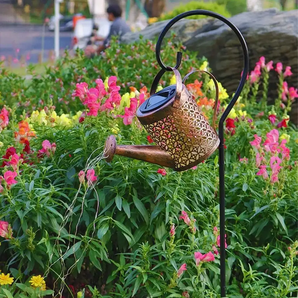 Садовий світильник на сонячній батареї "Лійка" 80см, Fairy lamp / Декоративний LED ліхтар для саду - Зображення 8