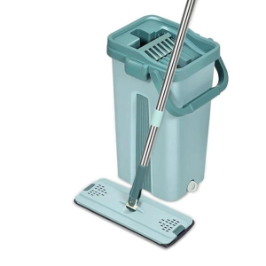 Комплект для прибирання швабра ледар з великим відром 10л з віджимом Scratch Cleaning Mop
