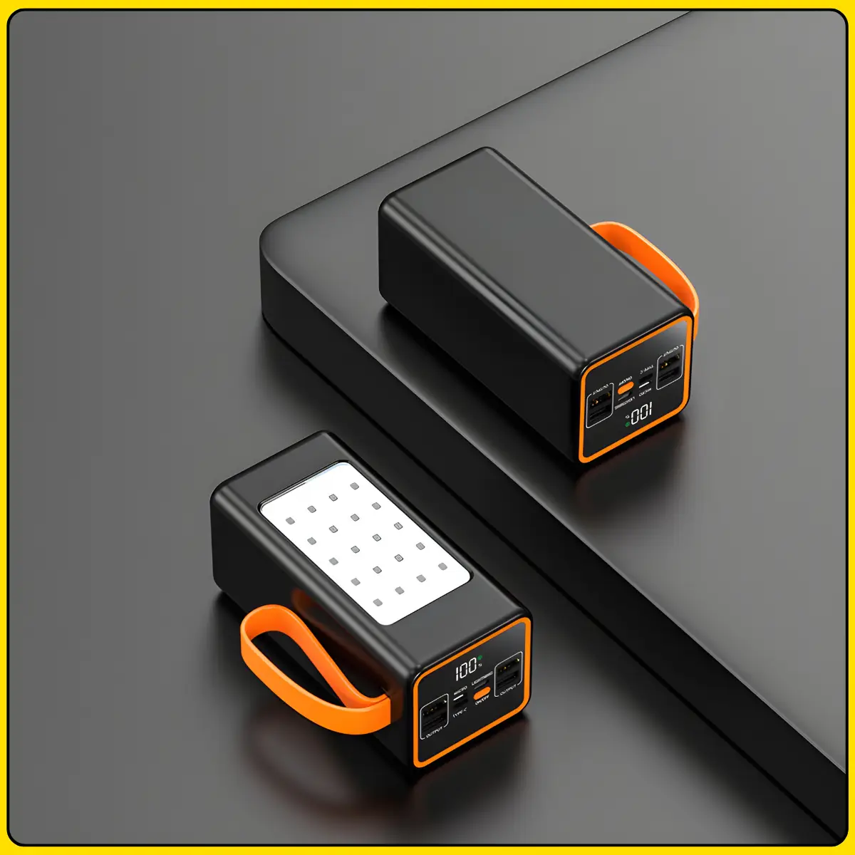 Повербанк 100000 mAh з LED-ліхтариком і швидкою зарядкою Hoco JA88A 22.5W 3 Повербанк 100000 mAh з LED-ліхтариком і швидкою зарядкою Hoco JA88A 22.5W - Зображення 3