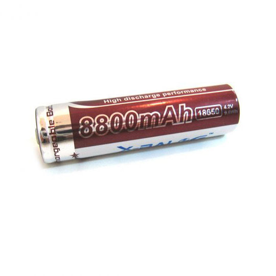 Літієвий акумулятор 18650 X-Balog 8800mAh 4.2V Li-ion літієва акумуляторна батарейка для ліхтариків - Зображення 7