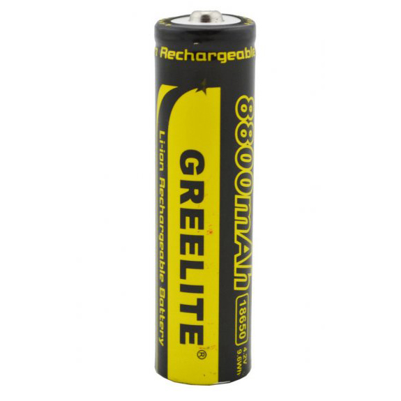 Акумулятор (1шт) 18650 Greelite 4.2V 9.6Wh Li-ion батарейка для ліхтарика 3 Акумулятор (1шт) 18650 Greelite 4.2V 9.6Wh Li-ion батарейка для ліхтарика - Зображення 3
