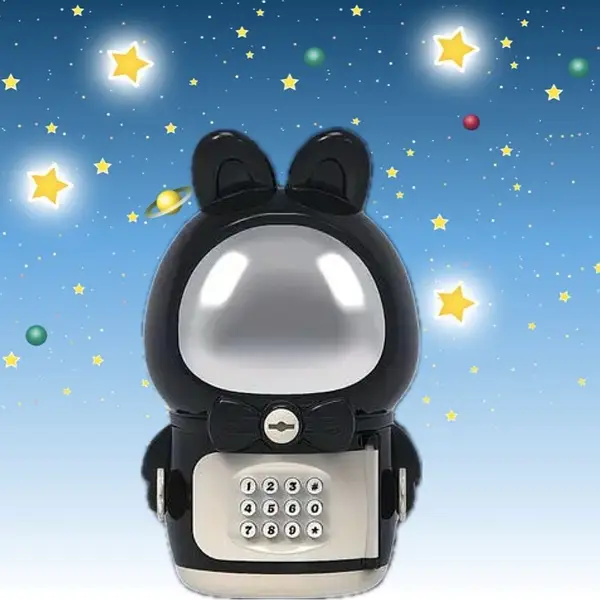 Дитяча електронна Скарбничка Сейф Космонавт із кодовим замком Little Space Rabbit Piggy Bank 3 Дитяча електронна Скарбничка Сейф Космонавт із кодовим замком Little Space Rabbit Piggy Bank - Зображення 3
