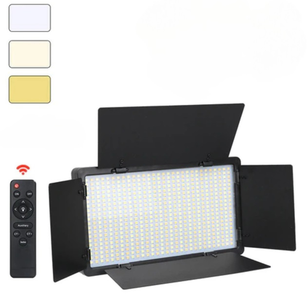 Професійне відеосвітло LED LIGHT RL-900 35W з пультом 3000k-6500k, Прямокутне студійне світло - Зображення 8