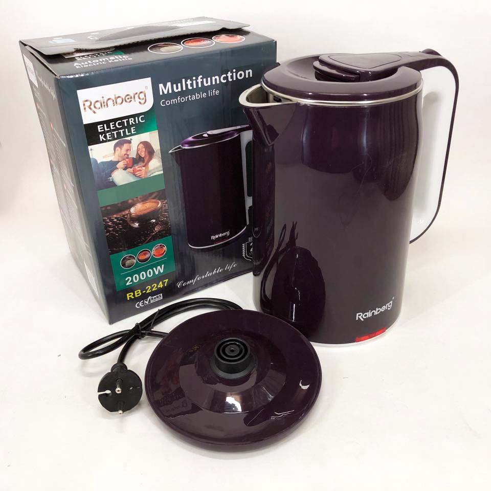 Чайник електричний Rainberg RB-2247 2000Вт 2л Purple - Зображення 3