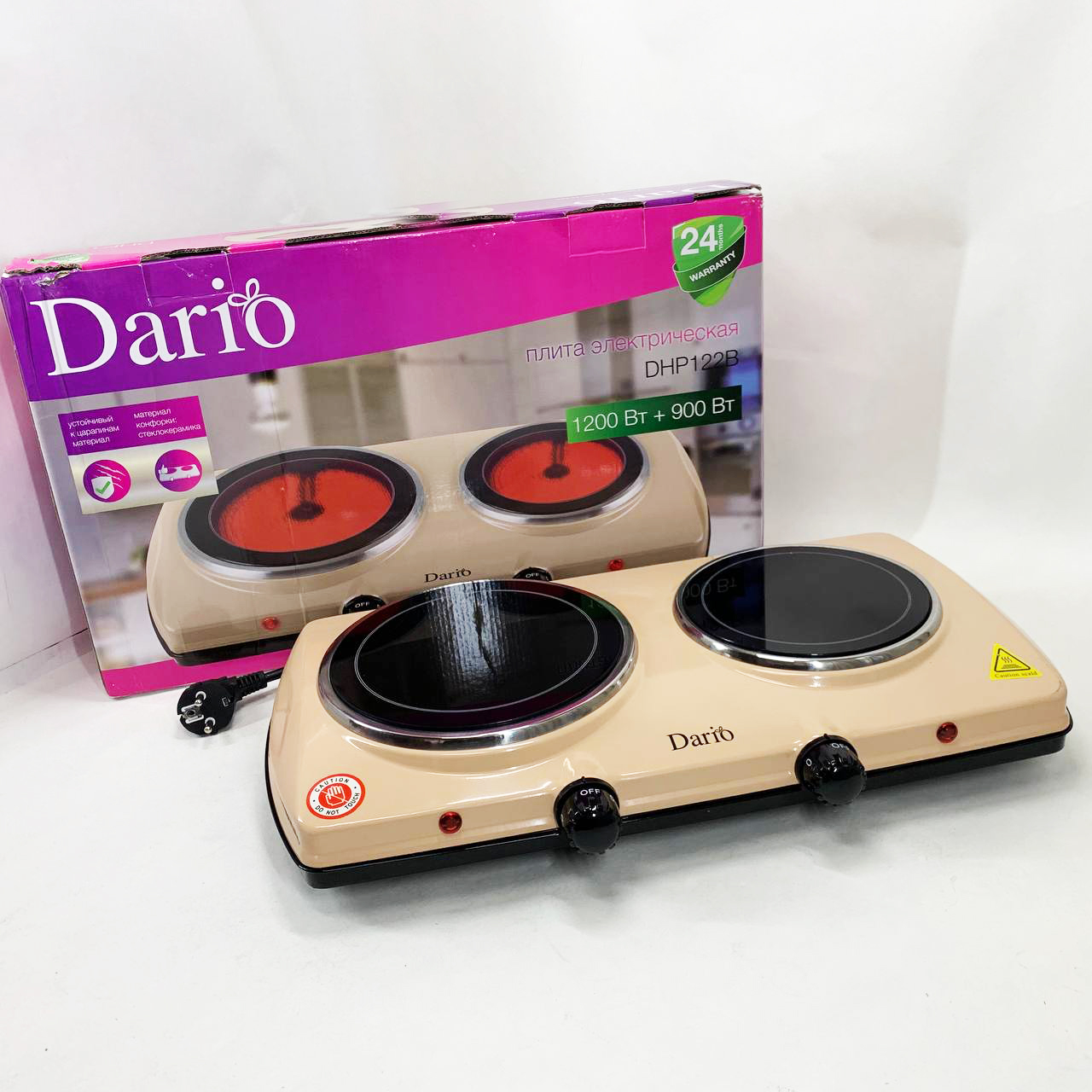 Плита настільна інфрачервона DARIO DHP122B - Зображення 6