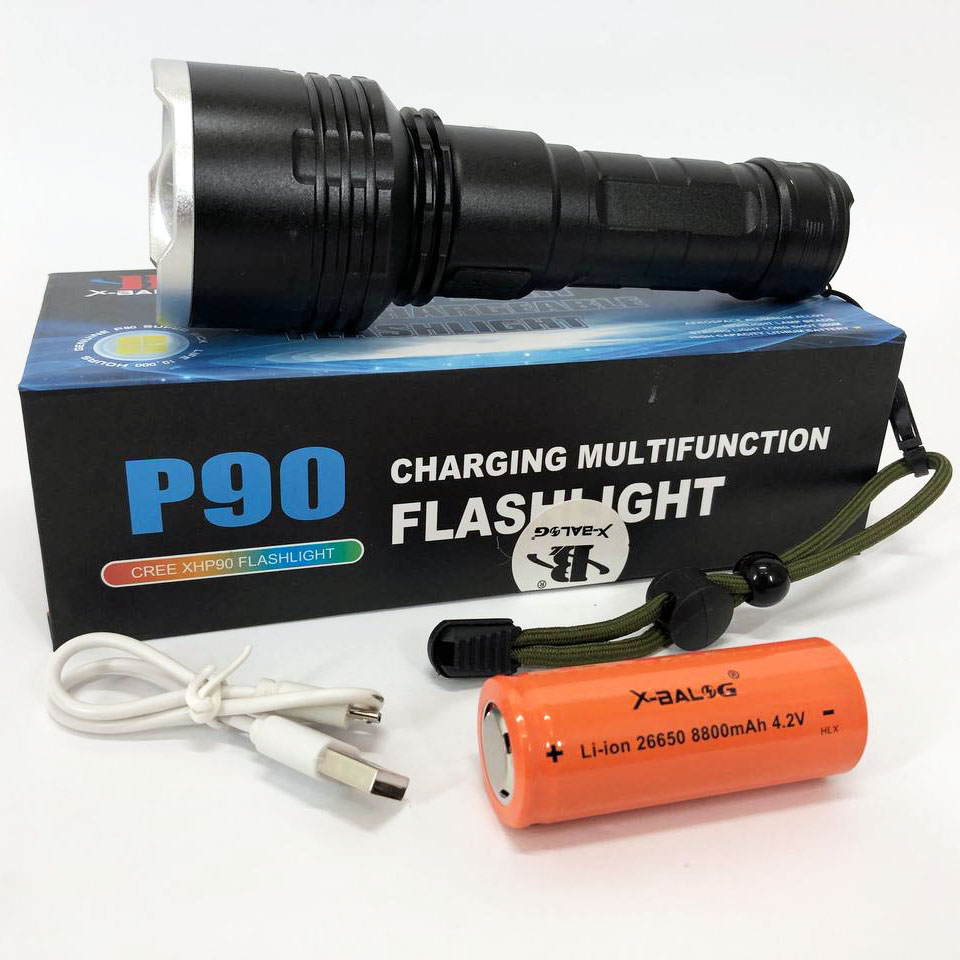 Ліхтар поліцейський X-Balog BL-531-P90 1х26650 8800mah USB/microUSB/ 3хААА R3 функція Power Bank 1 Ліхтар поліцейський X-Balog BL-531-P90 1х26650 8800mah USB/microUSB/ 3хААА R3 функція Power Bank