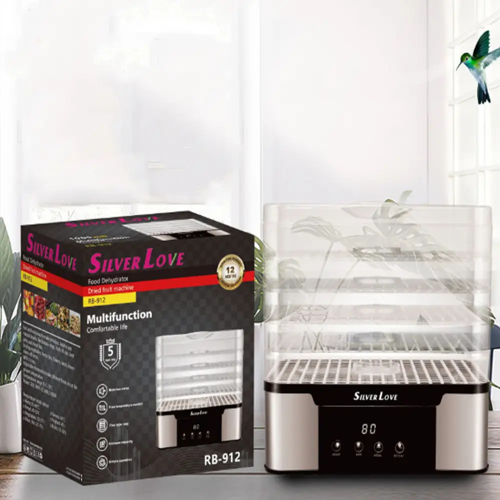 Електросушарка для овочів та фруктів Silver Love RB-912 - Зображення 7