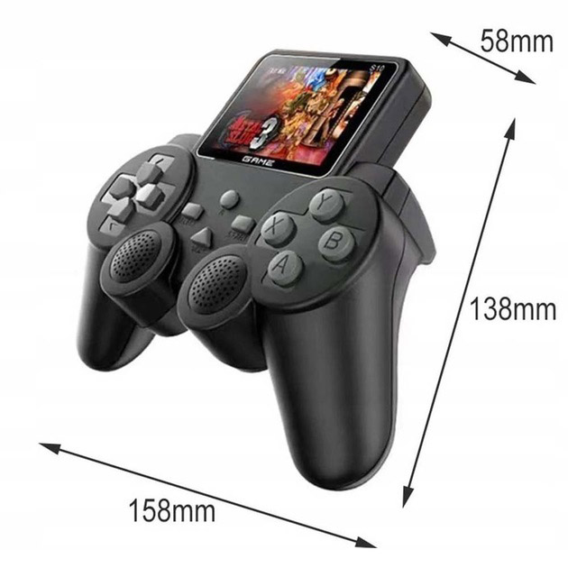 Ігрова консоль-джойстик S10 з 2.4 дюймовим LCD екраном, Ігрова приставка game, Дитяча приставка тетріс - Зображення 7