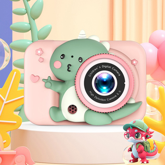 Дитячий фотоапарат Q6 DINOSAUR - Зображення 6