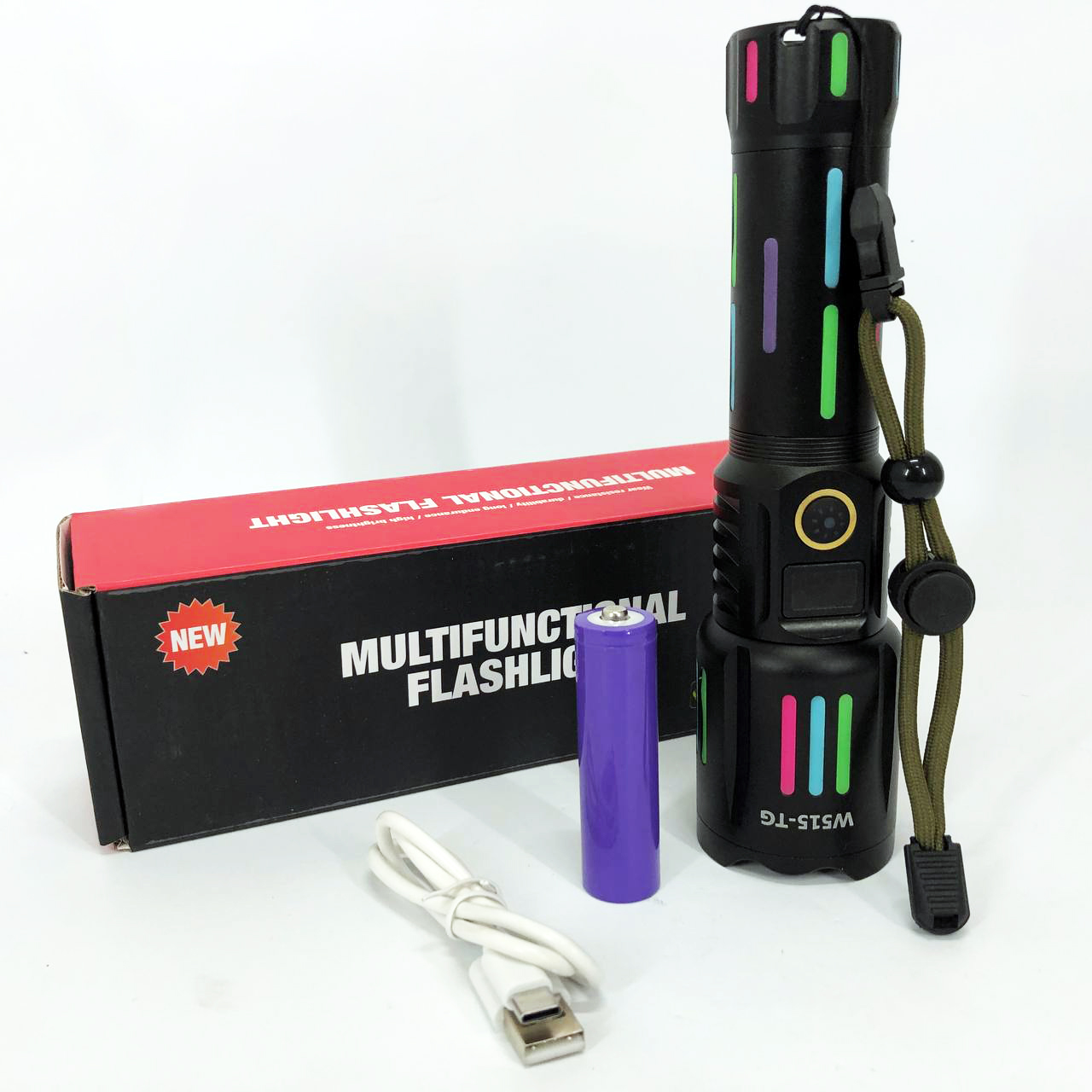Ліхтар NIGHT VISION FLUORESCENCE W515-PM10-TG, Надпотужний ліхтарик, Підствольний ліхтарик - Зображення 3