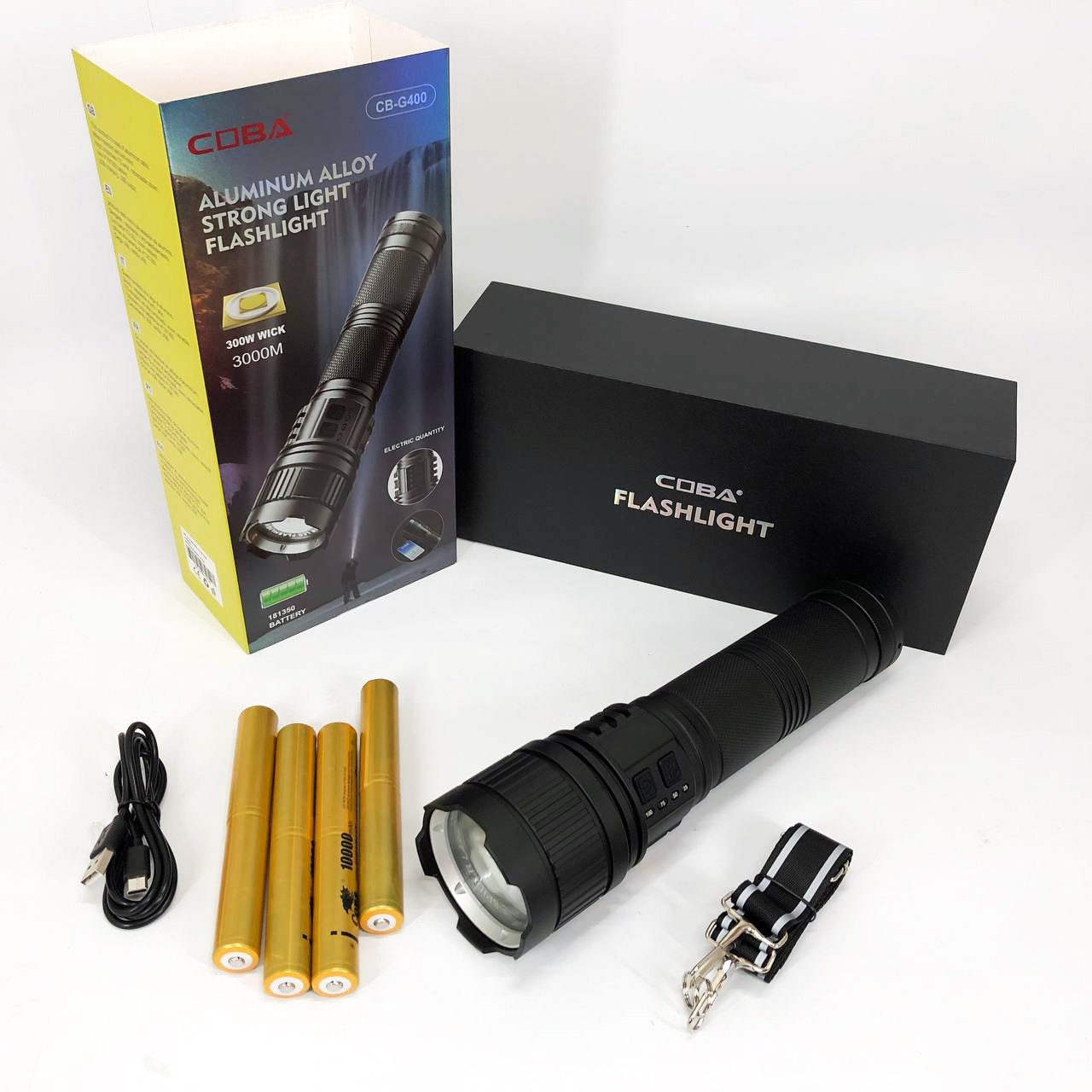 Ліхтар CB-G400 WHITE LASER LED PM60-TG, Сильний ліхтарик, Ліхтар ручний тактичний - Зображення 8
