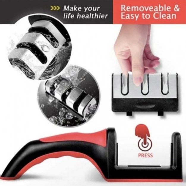 Професійна Ручна Точилка для ножів 3 рівня заточування Fast Sharpener RS-168 3 Професійна Ручна Точилка для ножів 3 рівня заточування Fast Sharpener RS-168 - Зображення 3