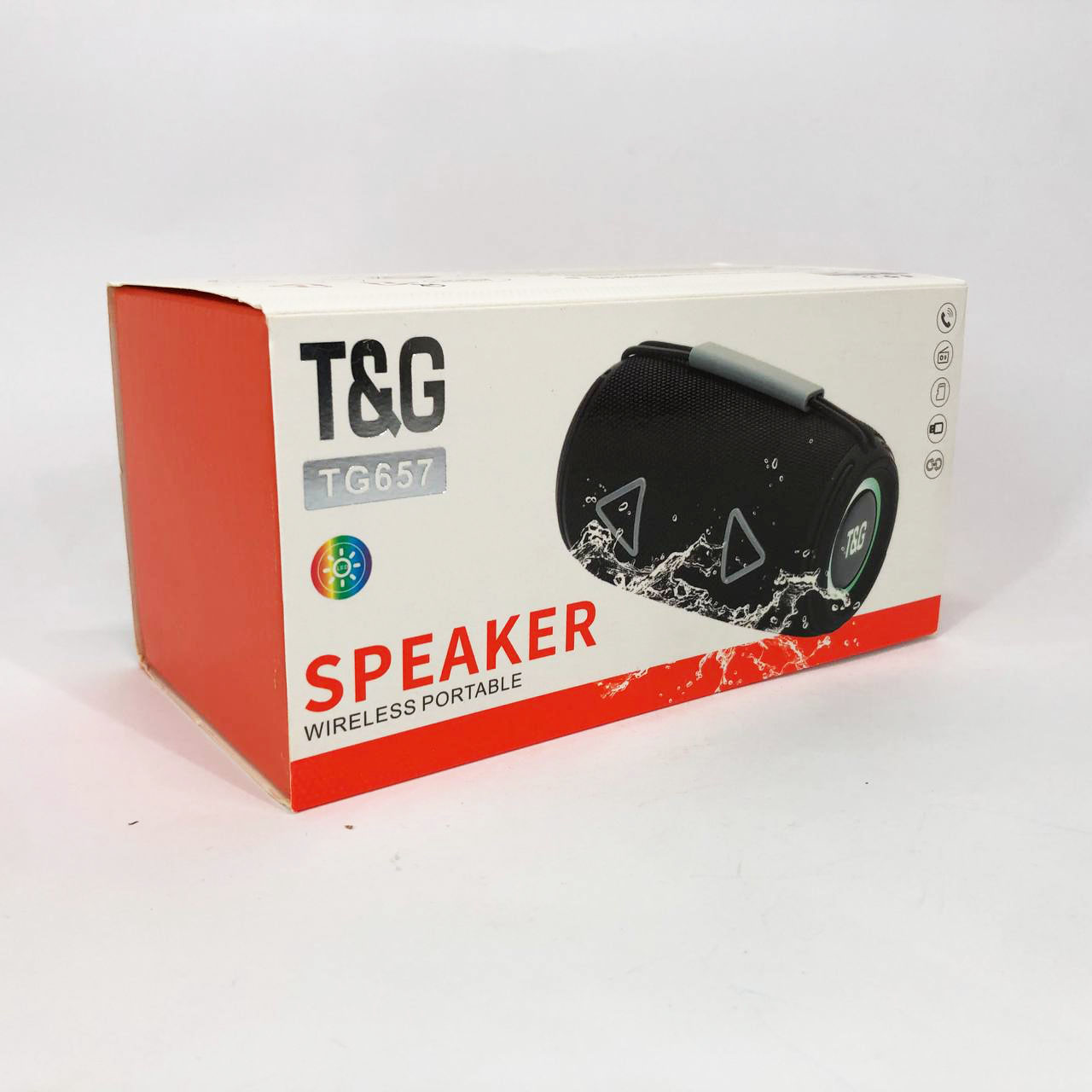 Bluetooth-колонка TG657 з RGB підсвічуванням 1500 mAh, Гучна блютуз колонка. Колір: камуфляж - Зображення 5