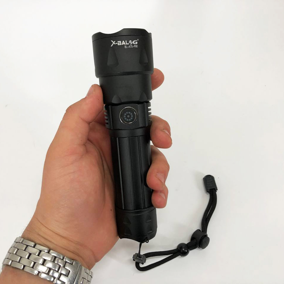 Ліхтарик ручний Bailong BL-A75-P90, ліхтарик поліс, ліхтарик bl, світлодіодний ліхтарик для туриста 2 Ліхтарик ручний Bailong BL-A75-P90, ліхтарик поліс, ліхтарик bl, світлодіодний ліхтарик для туриста - Зображення 2