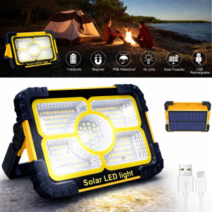 Ліхтар акумуляторний 30W, 3600mAh, Working Lamp JN-882 / Прожектор світлодіодний / Лампа на сонячній панелі