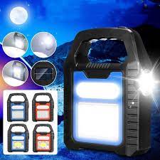 Ліхтар кемпінг переносний HB-9707A-1LED+COB+LED, power bank, Li-Ion акумулятор, сонячна батарея, ЗУ microUSB - Зображення 5